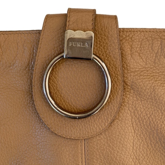 Furla Leather O Ring Shoulder Bag - Picture 2 of 12